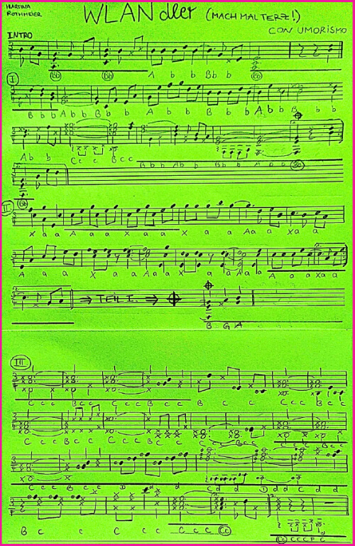 Griffschriftnoten WLANdler